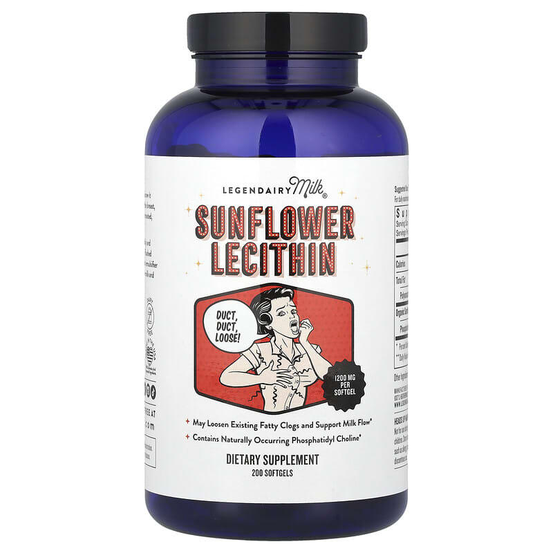Sunflower Lecithin, 1,200 mg, 200 Softgels