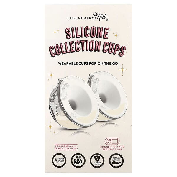 Legendairy Milk, 실리콘 유축 컵, 2개