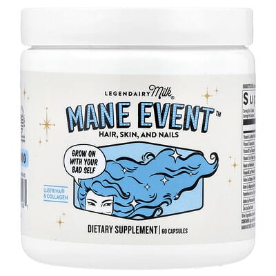 Legendairy Milk, Mane Event™, Hair, Skin & Nails, 60 Capsules