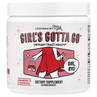 Legendairy Milk, Girl's Gotta Go™, здоров’я сечовивідних шляхів, 60 веганських капсул