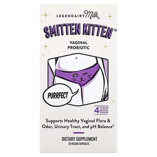 Legendairy Milk, Probiótico vaginal Smitten Kitten™, 30 cápsulas veganas