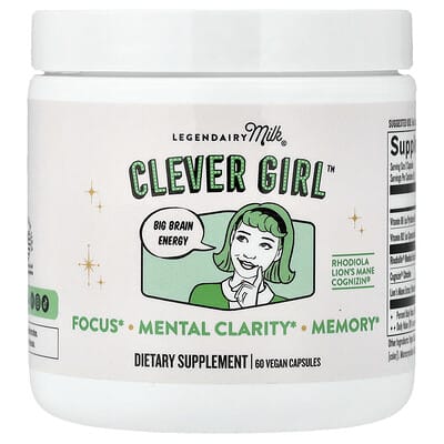 Legendairy Milk, Clever Girl™, 60 Vegan Capsules