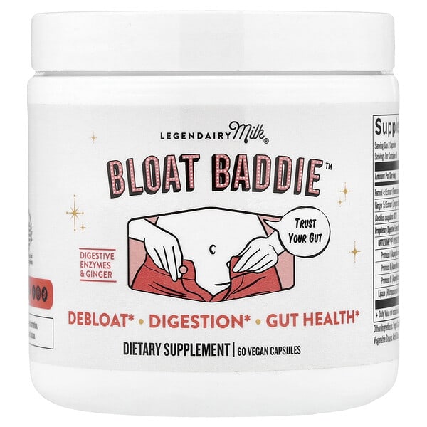 Legendairy Milk, Bloat Baddie™, 베지 캡슐 60정