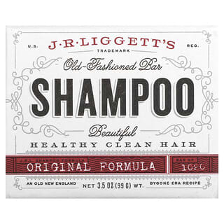 J.R. Liggett's, Шампунь-батончик Old Fashioned, оригинальная формула, 3,5 унции (99 г)
