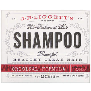 J.R. Liggett's, Шампунь-батончик Old Fashioned, оригинальная формула, 3,5 унции (99 г)