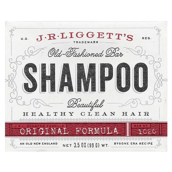 J.R. Liggett's, Old Fashioned Shampoo Bar, oryginalna formuła, 99 g