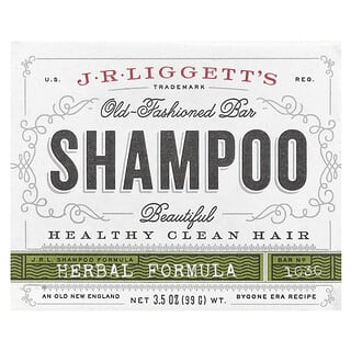 J.R. Liggett's, Old Fashioned Shampoo Bar, Herbal Formula, 3.5 oz (99 g)