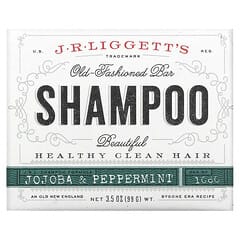 J.R. Liggetts, Barra de Shampoo à Moda Antiga, Jojoba e Hortelã-Pimenta, 99 g (3,5 oz)