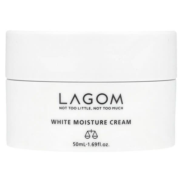 LAGOM, 화이트 모이스처 크림, 50ml(1.69fl oz)