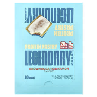 Legendary Foods, Protein-Gebäck, brauner Zucker-Zimt, 10er-Pack, je 61 g (2,2 oz.)