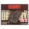 Legendary Foods, Pâtisserie protéinée, Gâteau au chocolat, Paquet de 10, 61 g chacun