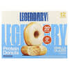 Legendary Foods, Protein Donuts, Vanilla Glazed, 12 Packs, 2.3 oz (65 g) Each