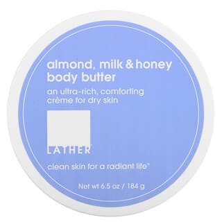 Lather, Almond, Milk & Honey Body Butter, 6.5 oz (184 g)