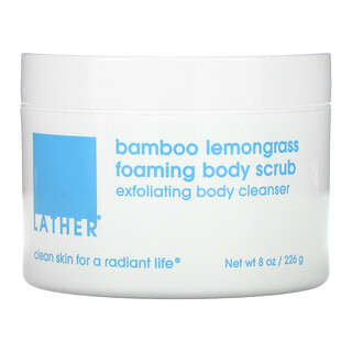 Lather, Bamboo Lemongrass Foaming Body Scrub, 8 oz (226 g)