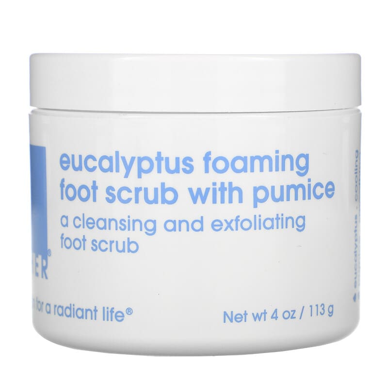 LATHER Eucalyptus Foaming Foot Scrub with Pumice