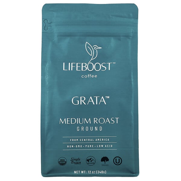 لايف بوست‏, قهوة ، Grata ™ ، مطحونة ، تحميص متوسط ، 12 أونصة (340 جم)