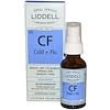CF, Cold + Flu, Oral Spray, 1 fl oz (30 ml)