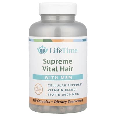 LifeTime Vitamins, Shangzun Vitality Hair Capsules, with Dimethylterine, 120 Capsules