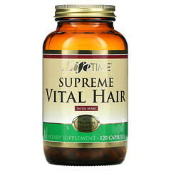 LifeTime Vitamins, Supreme Vital Hair with MSM, 120 Capsules