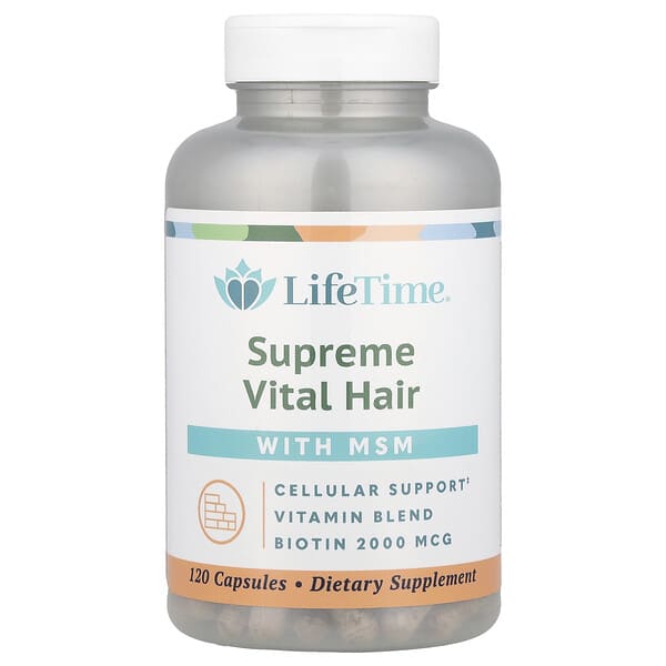 Supreme Vital Hair with MSM, 120 Capsules