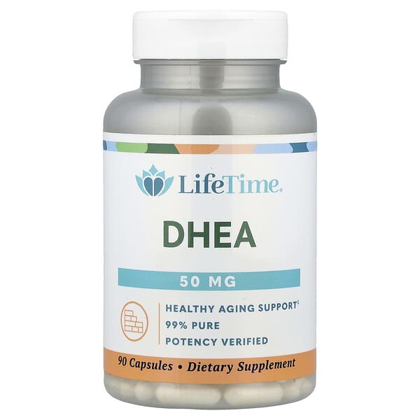 LifeTime Vitamins, DHEA, 90 Capsules (25 mg per Capsule)