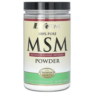 LifeTime Vitamins, MSM Powder, MSM-Pulver, 454 g (16 oz.)