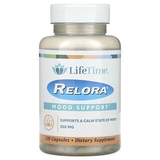 LifeTime Vitamins, Relora, Refuerzo para el estado de ánimo, 250 mg, 120 cápsulas