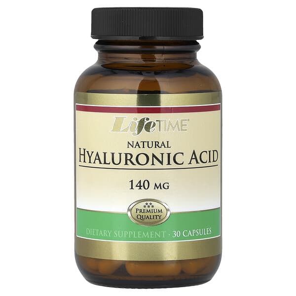 LifeTime Vitamins, Natural Hyaluronic Acid, 140 mg, 30 Capsules — product photo 1