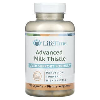 LifeTime Vitamins, Cardo mariano avanzado`` 120 cápsulas
