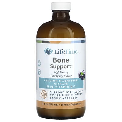 LifeTime Vitamins, Bone Help, Blueberry Flavor, 16 fl oz (473 ml)