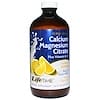 Original Kalzium-Magnesium-Citrat, Plus Vitamin D3, Zitronencreme, 16 fl oz (473 ml)