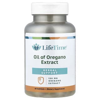 LifeTime Vitamins, Oil of Oregano Extract, 150 mg, 60 Softgels