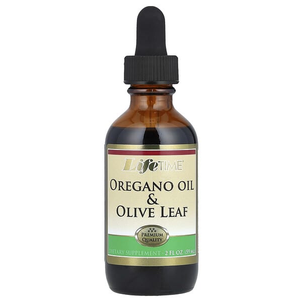 Oregano Oil & Olive Leaf, 2 fl oz (59 ml)