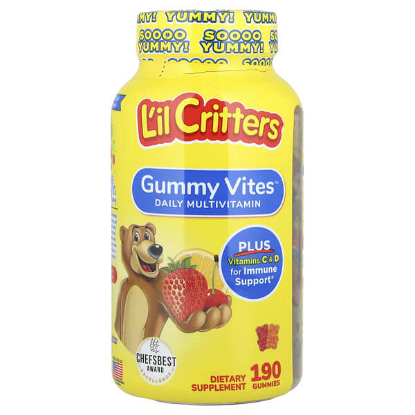 L'il Critters, Vites 多維生素軟糖，190 粒