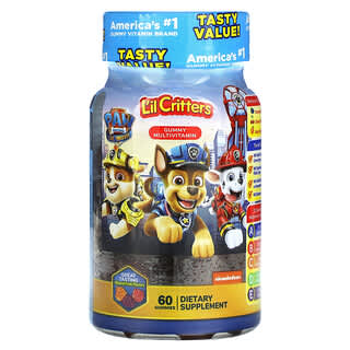 L'il Critters, Paw Patrol The Movie, Gommes multivitaminées, Fruits naturels, 60 gommes