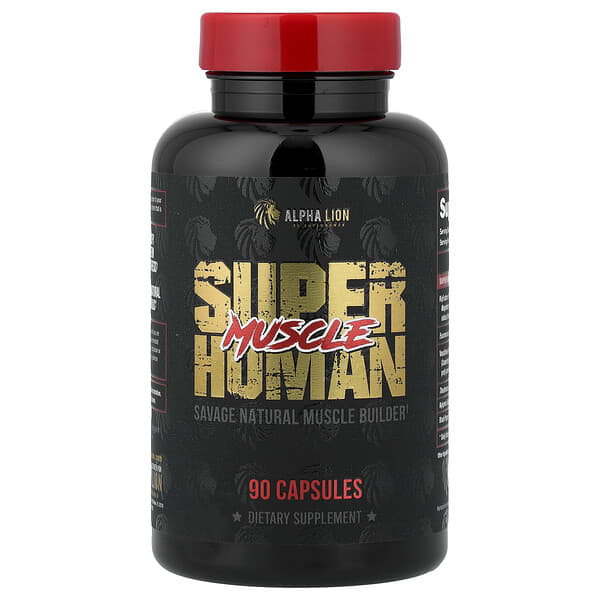 ALPHA LION, SuperHuman Muscle, 90 Capsules