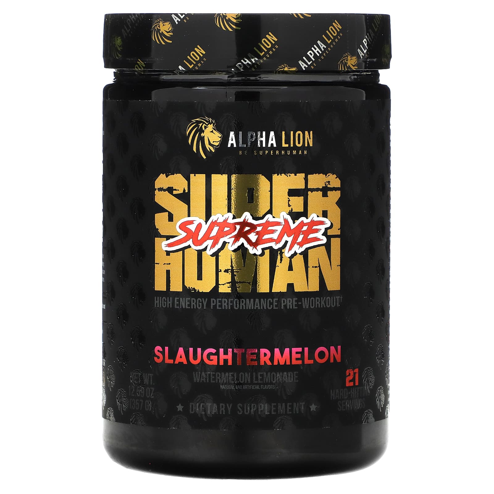 ALPHA LION, SuperHuman Supreme, Slaughtermelon, Watermelon Lemonade, 12