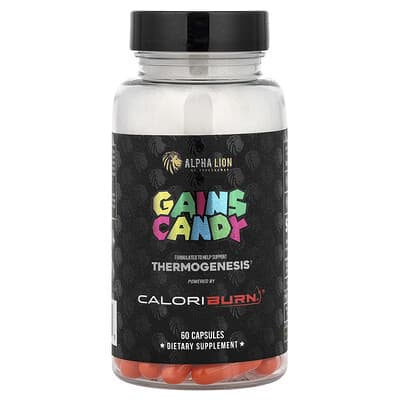 ALPHA LION, Cereal Sugar, CaloriBurn®, 60 Capsules (40 mg per capsule)