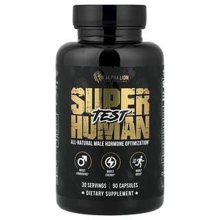 ALPHA LION, SuperHuman Test, 90 Capsules
