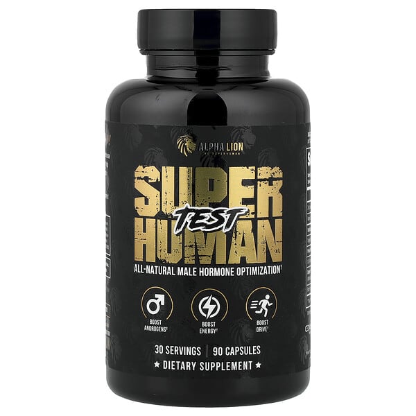 ALPHA LION SuperHuman Test, 90 Capsules