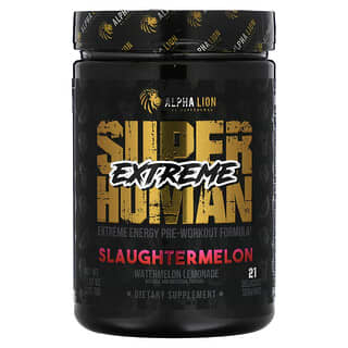 ألفا ليون‏, SuperHuman Extreme ، ذبح البطيخ ، نكهة الليمون ، 11.62 أونصة (329.7 جم)