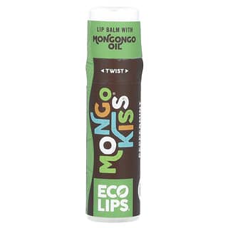 Eco Lips, Mongo Kiss（蒙刚果之吻），润唇膏，清凉薄荷，.25盎司（7克）