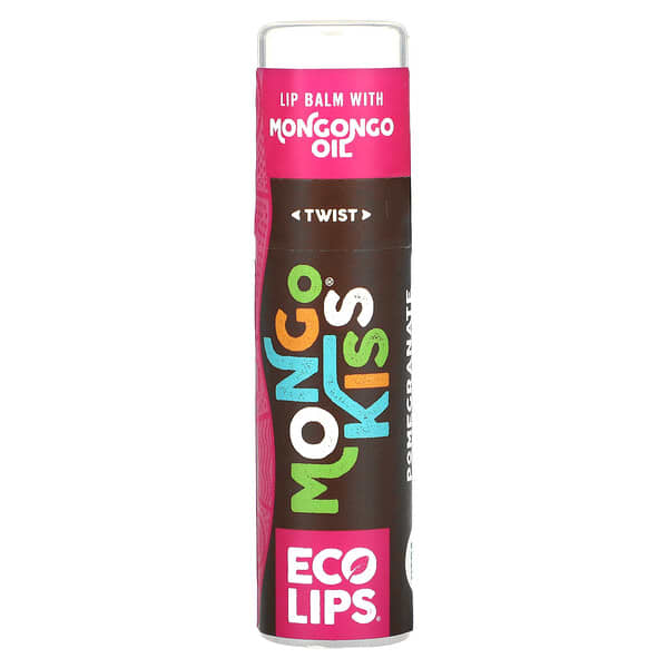 Eco Lips, Mongo Kiss, Lip Balm, Pomegranate, 0.25 oz (7 g)