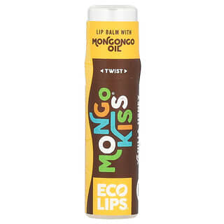 Eco Lips, Mongo Kiss, Bálsamo labial, Vainilla y miel, 7 g (0,25 oz)