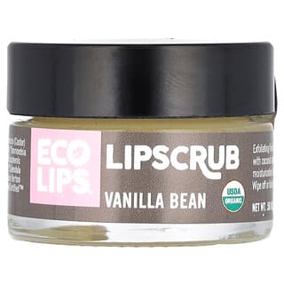 Eco Lips, オーガニック、リップスクラブ、バニラビーン、.5 oz (14.2 g)