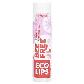 Eco Lips, Sin abejas, Bálsamo labial vegano, Superfruta, 4,25 g (0,15 oz)