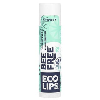 Eco Lips, Sin abejas, Bálsamo labial vegano, Menta dulce, 4,25 g (0,15 oz)