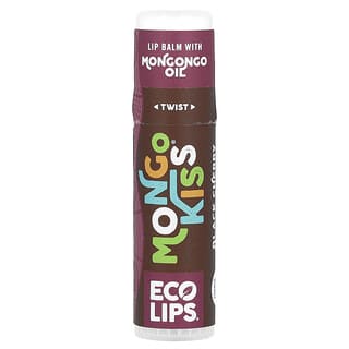 Eco Lips‏, Mongo Kiss, שפתון לחות, דובדבן שחור, 7 גרם (0.25 אונקיות)