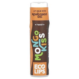 Eco Lips, Mongo Kiss, Lippenbalsam, Blutorange, 7 g (0,25 oz.)