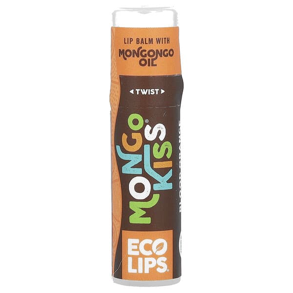 Eco Lips, Mongo Kiss，潤唇膏，血橙，.25盎司（7克）